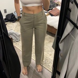 Aritzia Wilfred flannel pants